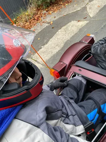 Sidecar passenger equipment detail