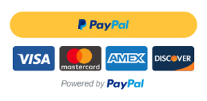 PayPal — Visa, Mastercard, American Express and Discover